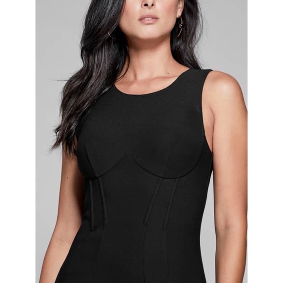 New GUESS BY MARCIANO Corset-Look Dress SZ M - Picture 2 of 6